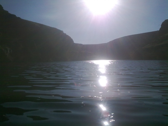  The sun over the river 